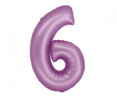 Folijski balon Smart broj 6 Lavander