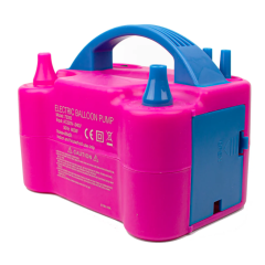 Električna pumpa za balone s dva nastavka Pink