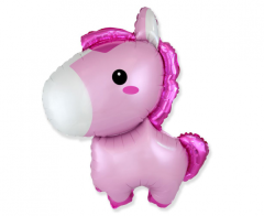 Maxi FX Baby Horse Pink  folijski balon
