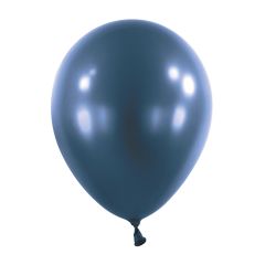 Latex baloni 45 cm Metallic Navy Flag