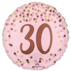 Standard Pretty Pink 30TH Birthday folijski balon