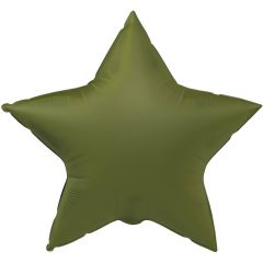 Standard Star Olive Green folijski balon