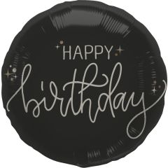 Standard HBD Creme Noir folijski balon
