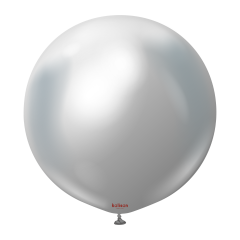 Latex baloni 90 cm Mirror (Chrome) Silver