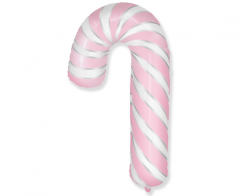 Maxi XMas Lollypop White/pink Folijski Balon