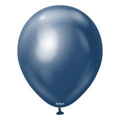Latex baloni 13cm Mirror (Chrome) Navy