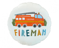 Standard Fireman  Round folijski balon