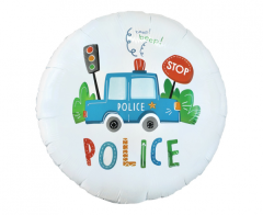 Standard Police  Round folijski balon
