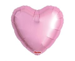 Ibrex Srce Metallic Pink folijski balon