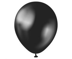 Latex baloni 13cm Metallic Black