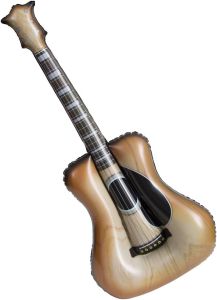 Električna gitara smeđa pvc balon