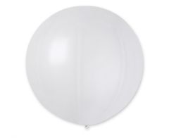 Latex baloni 65 cm Metalic White 