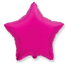 Standard Zvjezda Dark Pink folijski balon