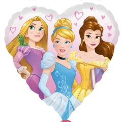Standard Multi Princes Heart folijski balon