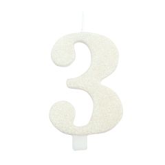 Svjećica Glitter White 3
