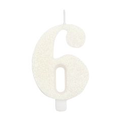 Svjećica Glitter White 6