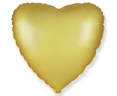 Standard Srce Satin Pastel Gold  folijski balon