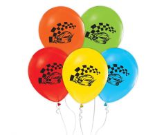 Latex baloni 30 cm Racing Car multicolor 5/1