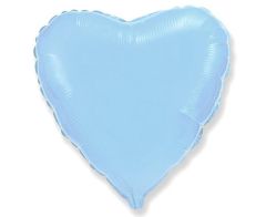 Standard srce Light Blue folijski balon