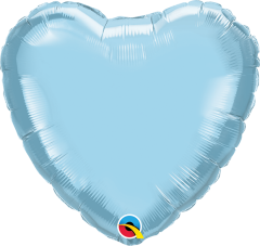 Mini Srce folijski balon na štapiću 22,5cm - Light Blue