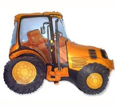 Maxi Traktor Orange folijski balon