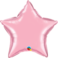Mini Zvijezda folijski balon na štapiću 22,5cm - Pearl Pink
