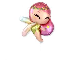 Mini 14"FX Fairy folijski balon na štapiću