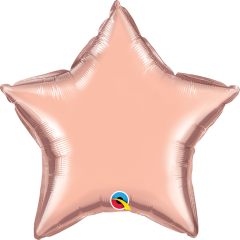Mini Zvijezda folijski balon na štapiću 22,5cm - RoseGold