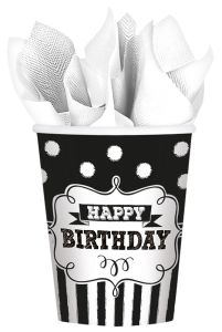 Chalkboard Birthday čaše 266ml