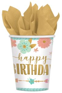 BOHO Birthday Girl čaše 266ml