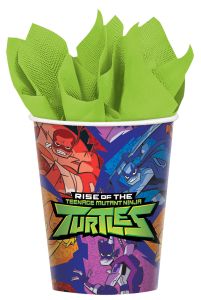 Rise Of The Teenage Mutant Ninja Turtles čaše 266ml
