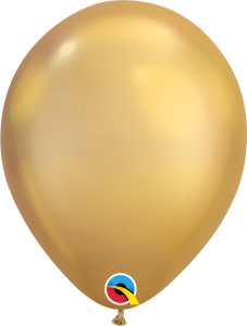 Latex baloni 28cm Chrome Gold