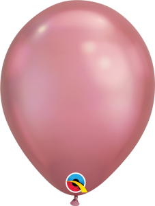 Lateks baloni 18cm Chrome Mauve
