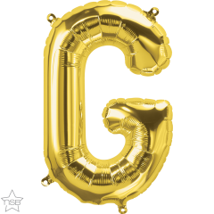 Mini folijski balon slovo G Gold  