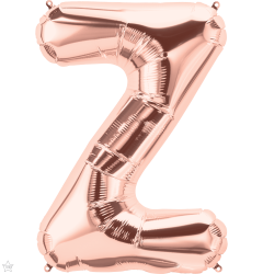 Mini folijski balon slovo Z RoseGold  