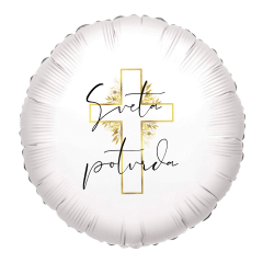 Mini Sveta potvrda folijski balon na štapiću