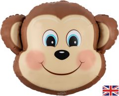 Maxi Cute Monkey Metallic folijski balon