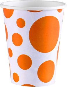 Narančaste točke čaše 266 ml