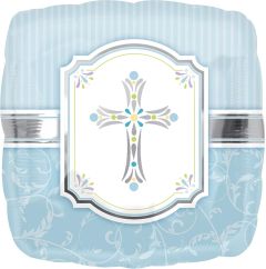 Standard XL Communion Blessing Blue folijski balon
