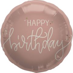 Standard HBD Creme Rose folijski balon