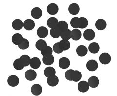 Konfeti Black Circles 1,5cm