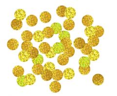 Konfeti Holographic Gold Circles 18g