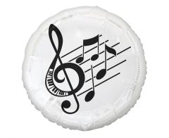 Standard Music Notes folijski balon