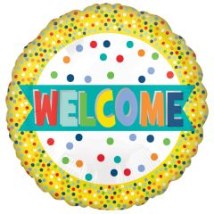 Standard Welcome Lots o Dots folijski balon
