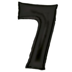 Folija balon broj 7  Silk Lustre Black