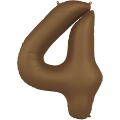Folija balon broj 4 Chocolate Brown