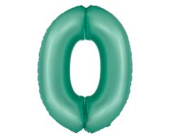 Folijski balon Smart broj 0 Mat Mint