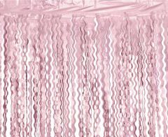 Resasta Zavjesa Swirls Metallic Pink