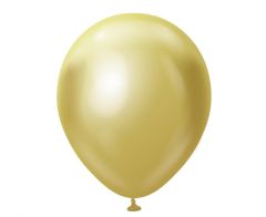 Latex baloni B&C 45 cm Platinum Gold 