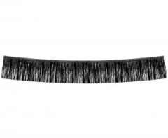 Folijska resasta  girlanda Black 30x300 cm 